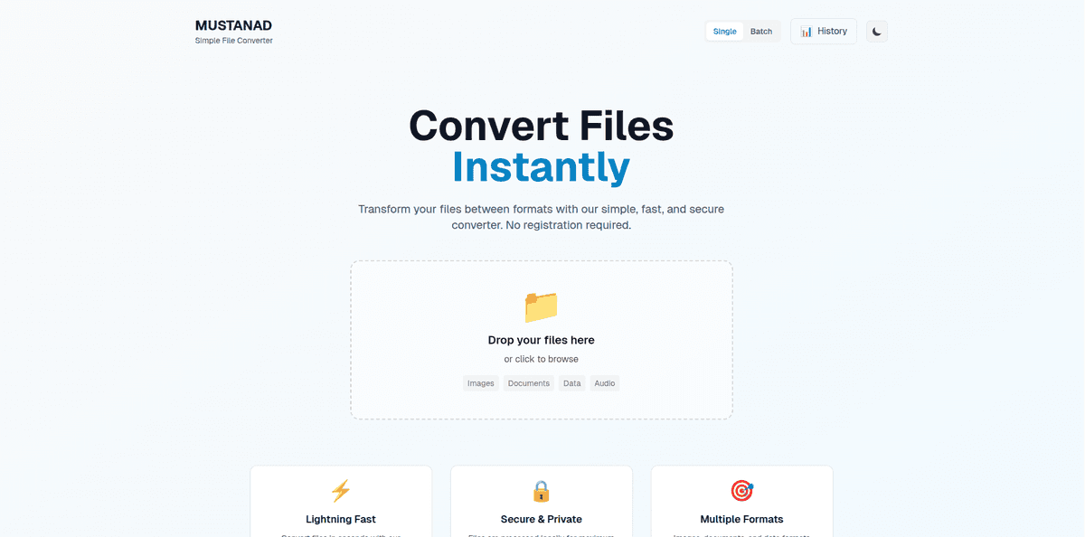 Mustanad - File Converter
